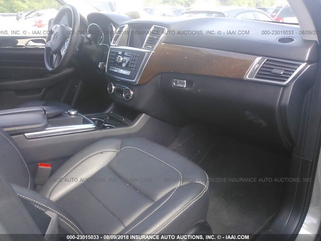4JGDA5HB7DA142746 - 2013 MERCEDES-BENZ ML 350 4MATIC GRAY photo 5