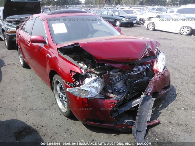 JTNBB46KX73037869 - 2007 TOYOTA CAMRY NEW GENERATION HYBRID RED photo 1