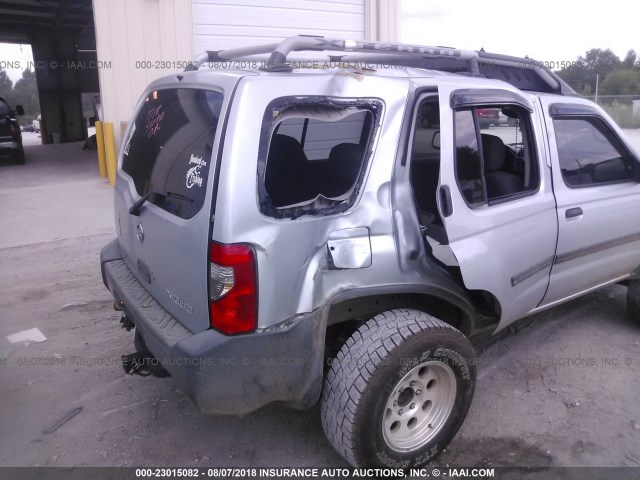 5N1ED28T92C585310 - 2002 NISSAN XTERRA XE/SE SILVER photo 6