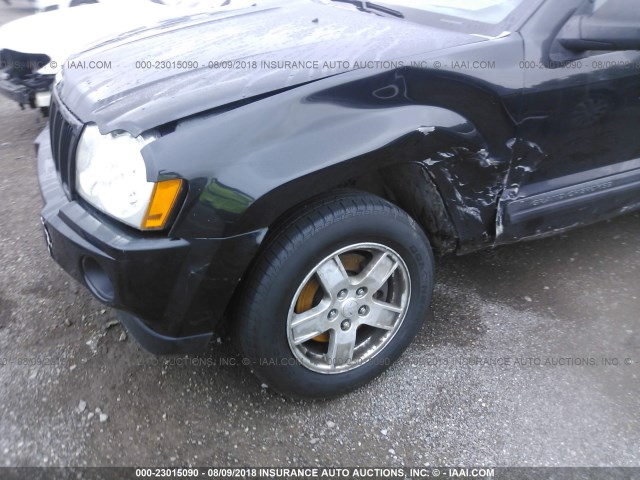 1J4GS48K25C604977 - 2005 JEEP GRAND CHEROKEE LAREDO/COLUMBIA/FREEDOM 黑色 照片 6