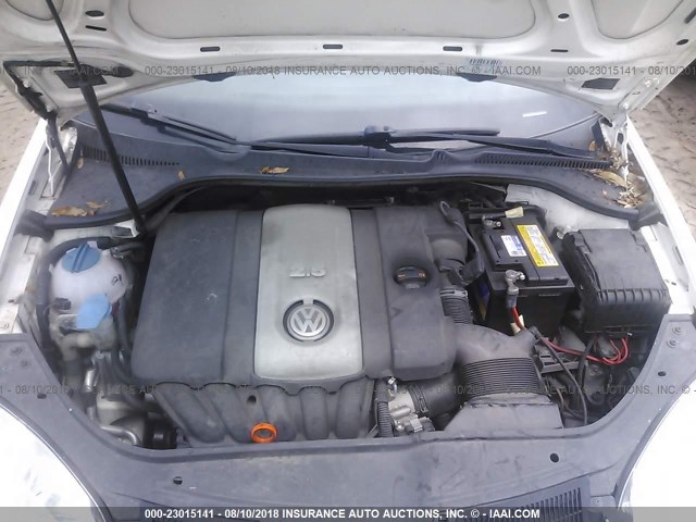 3VWEG71K37M122415 - 2007 VOLKSWAGEN JETTA WOLFSBURG 白色 照片 10