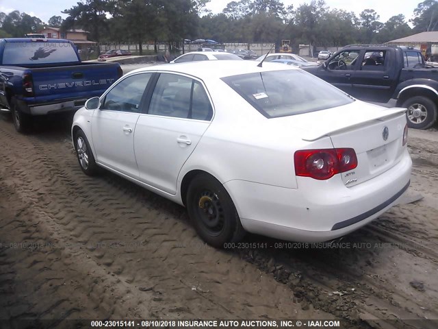 3VWEG71K37M122415 - 2007 VOLKSWAGEN JETTA WOLFSBURG 白色 照片 3