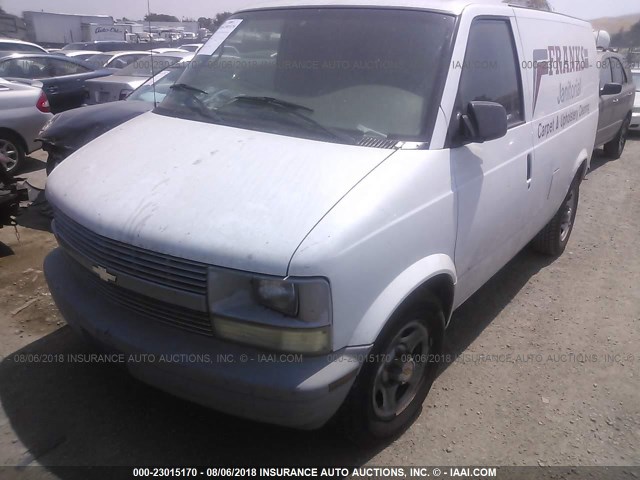 1GCDM19X93B105334 - 2003 CHEVROLET ASTRO WHITE photo 2