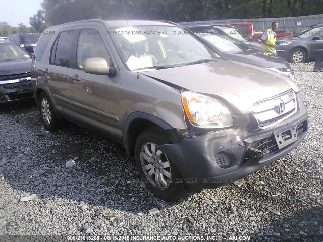 JHLRD789X6C000248 - 2006 HONDA CR-V SE/EX GOLD photo 1