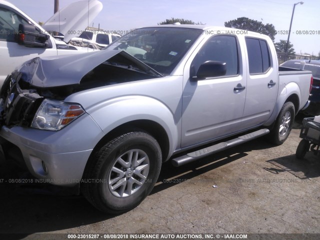 1N6AD0ER6GN785005 - 2016 NISSAN FRONTIER S/SV/SL/PRO-4X SILVER photo 2