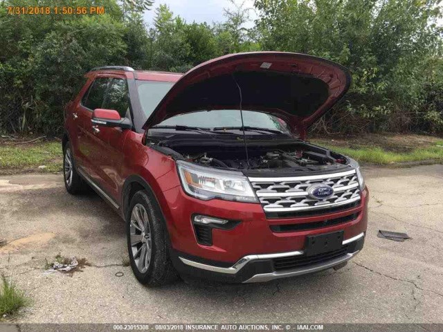 1FM5K7F87JGA85252 - 2018 FORD EXPLORER LIMITED Rot Foto 12