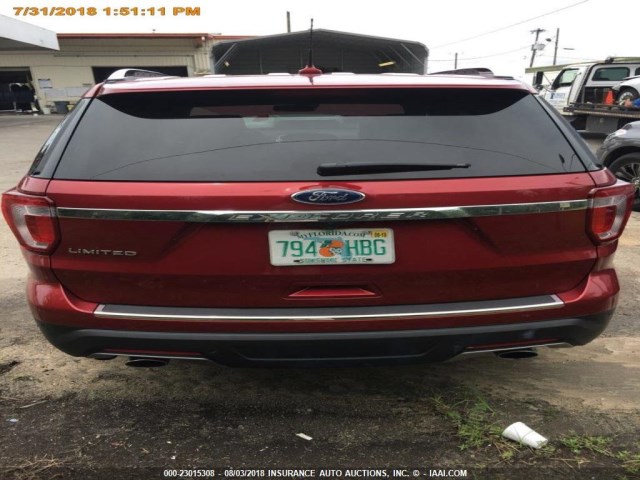 1FM5K7F87JGA85252 - 2018 FORD EXPLORER LIMITED Rot Foto 16