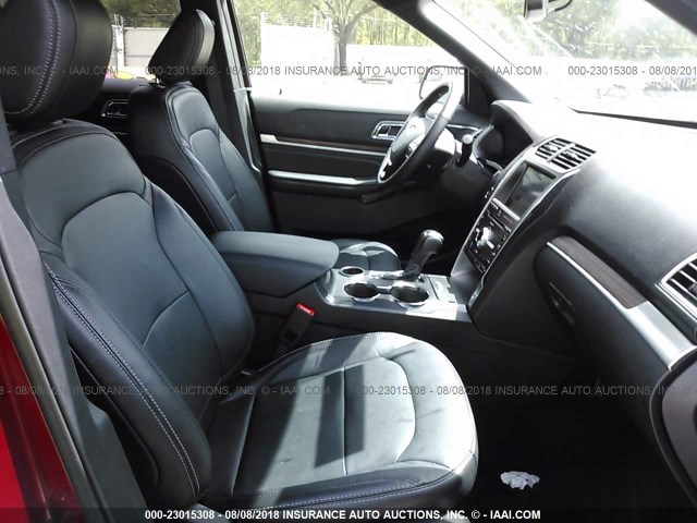 1FM5K7F87JGA85252 - 2018 FORD EXPLORER LIMITED Rot Foto 5