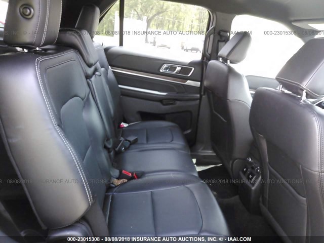 1FM5K7F87JGA85252 - 2018 FORD EXPLORER LIMITED Rot Foto 8