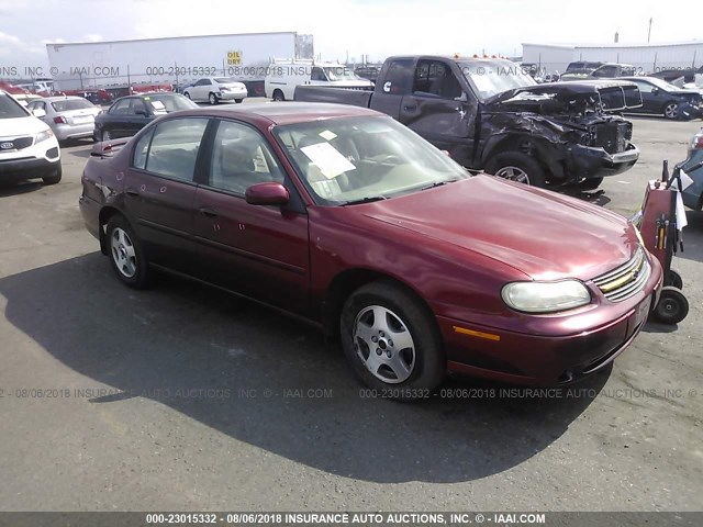 1G1NE52J32M619223 - 2002 CHEVROLET MALIBU LS Tünd qırmızı foto 1