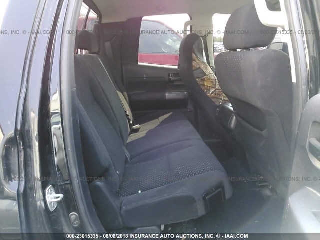 5TFUY5F19DX292915 - 2013 TOYOTA TUNDRA DOUBLE CAB SR5 BLACK photo 8