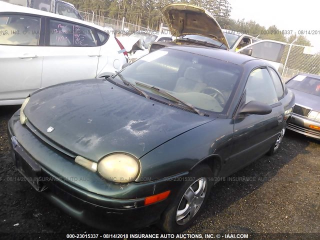 1B3ES42C5WD716121 - 1998 DODGE NEON HIGHLINE/SPORT/LE GREEN photo 2