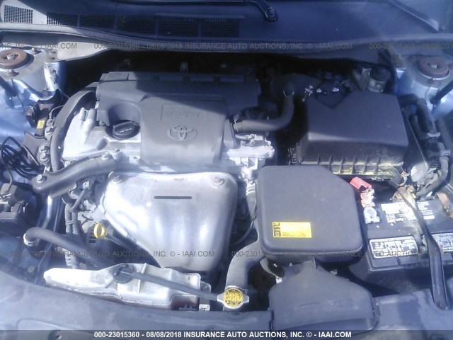4T1BF1FK0CU535862 - 2012 TOYOTA CAMRY SE/LE/XLE Light Blue photo 10