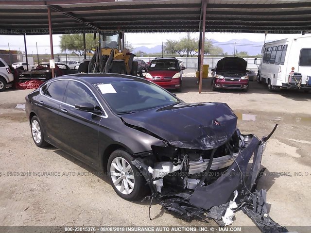 1C3CCCCG6FN648411 - 2015 CHRYSLER 200 C BROWN photo 1