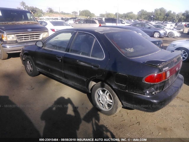 1N4AB41D6XC737046 - 1999 NISSAN SENTRA XE/GXE BLACK photo 3