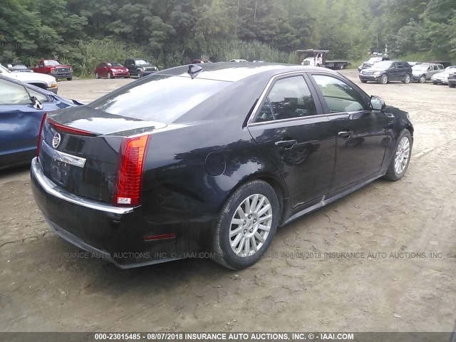 1G6DF5E52D0158480 - 2013 CADILLAC CTS LUXURY COLLECTION BLACK photo 4