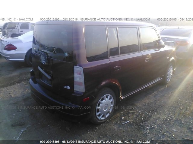 JTLKT334050188322 - 2005 TOYOTA SCION XB Lila Foto 4