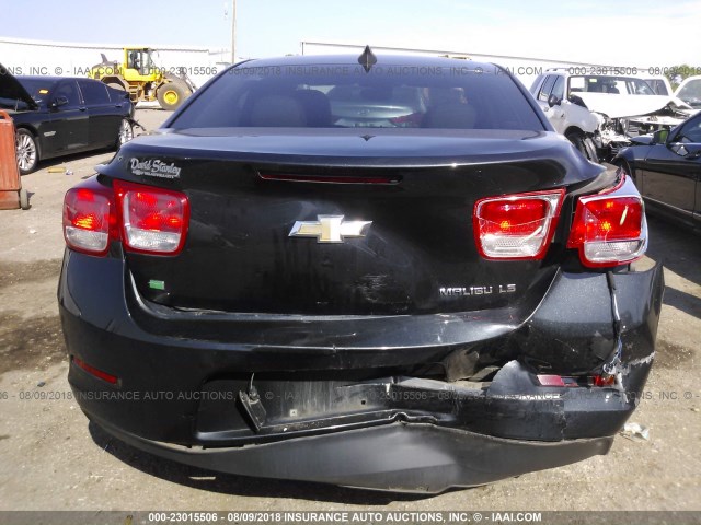 1G11B5SL6FF284736 - 2015 CHEVROLET MALIBU LS შავი ფოტო 6