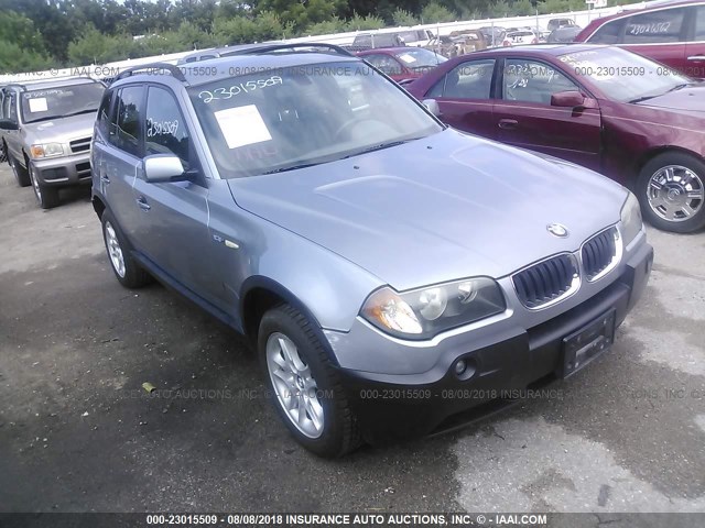 WBXPA73414WC43263 - 2004 BMW X3 2.5I GRAY photo 1