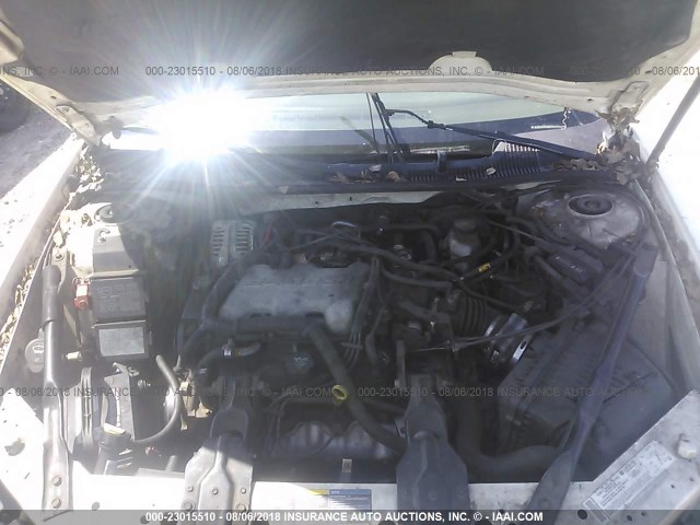 2G1WF52E459107962 - 2005 CHEVROLET IMPALA WHITE photo 10