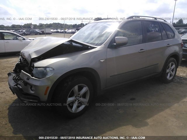 5UXFE43519L037966 - 2009 BMW X5 XDRIVE30I GOLD photo 2