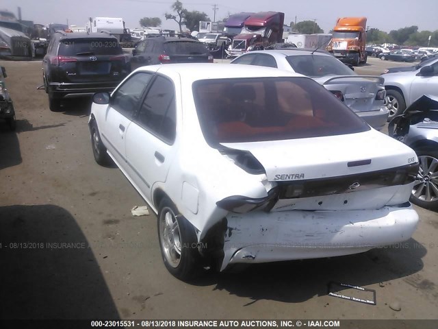 3N1AB41D8WL047959 - 1998 NISSAN SENTRA XE/GXE WHITE photo 3