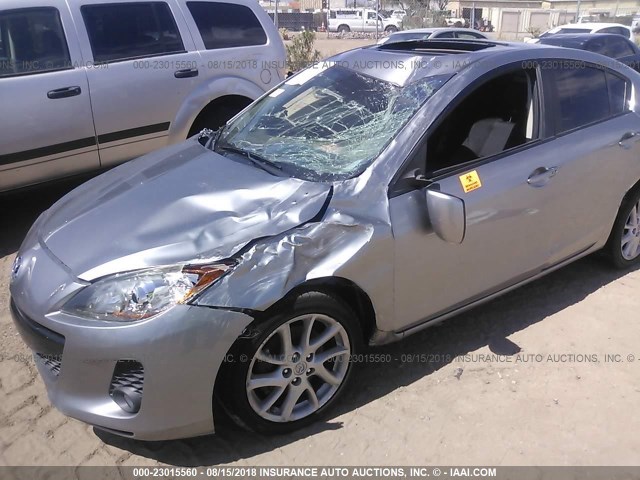 JM1BL1V54C1580670 - 2012 MAZDA 3 S GRAY photo 6