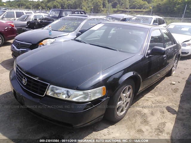 1G6KY54973U148783 - 2003 CADILLAC SEVILLE STS BLACK photo 2