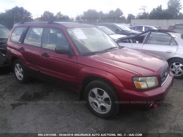 JF1SG65683H768647 - 2003 SUBARU FORESTER 2.5XS 红色 照片 1