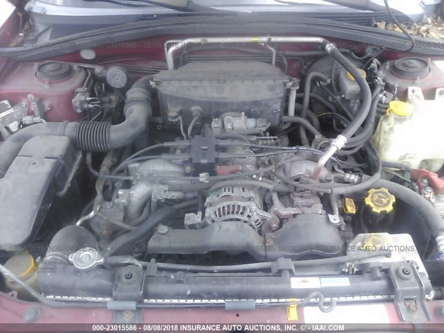 JF1SG65683H768647 - 2003 SUBARU FORESTER 2.5XS 红色 照片 10