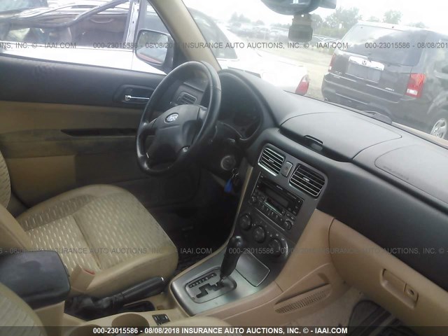 JF1SG65683H768647 - 2003 SUBARU FORESTER 2.5XS 红色 照片 5