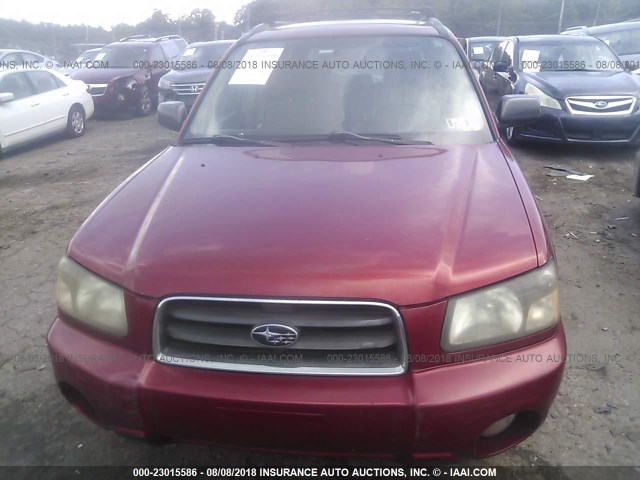 JF1SG65683H768647 - 2003 SUBARU FORESTER 2.5XS 红色 照片 6