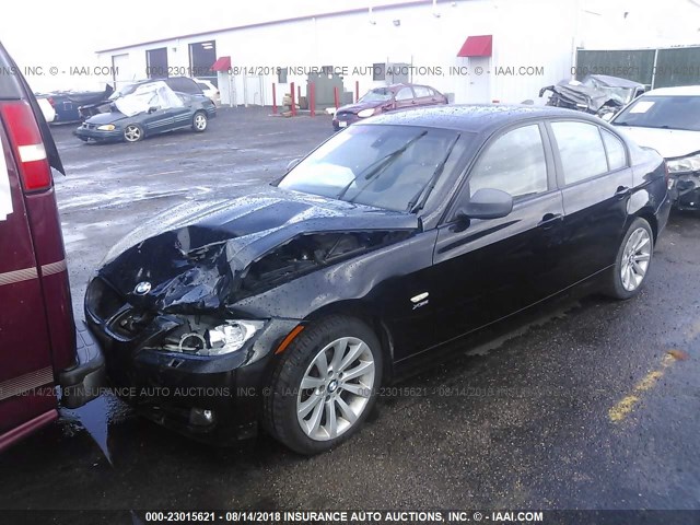 WBAPK5C56BA660731 - 2011 BMW 328 XI SULEV BLACK photo 2