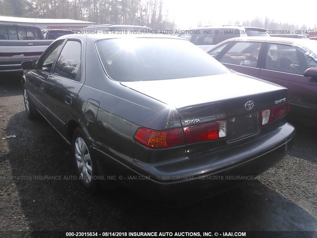4T1BG22K21U816714 - 2001 TOYOTA CAMRY CE/LE/XLE 灰色 照片 3