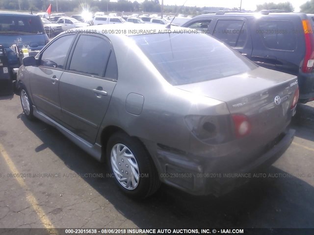 1NXBR32E43Z095552 - 2003 TOYOTA COROLLA CE/LE/S GRAY photo 3