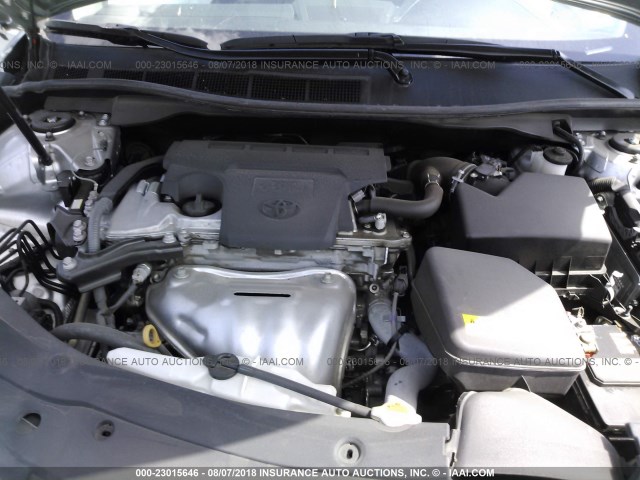 4T1BF1FK4GU264424 - 2016 TOYOTA CAMRY LE/XLE/SE/XSE SILVER photo 10