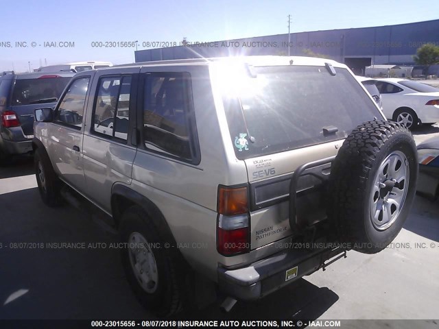 JN8HD17YXMW034253 - 1991 NISSAN PATHFINDER XE/SE TAN photo 3