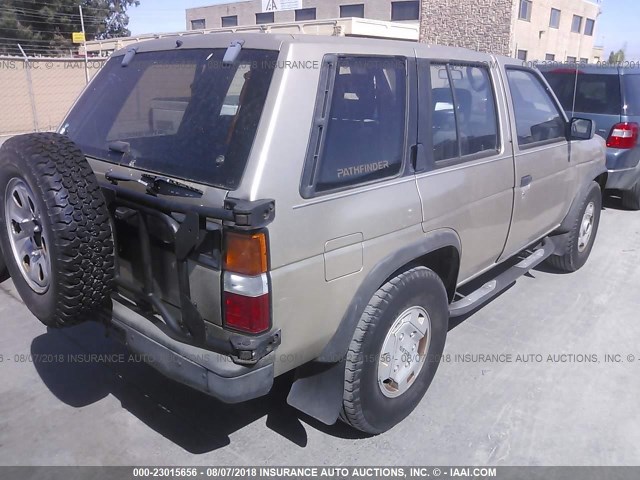 JN8HD17YXMW034253 - 1991 NISSAN PATHFINDER XE/SE TAN photo 4