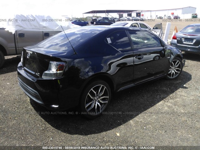 JTKJF5C71E3082294 - 2014 TOYOTA SCION TC 黑色 照片 4