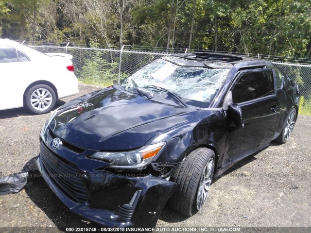 JTKJF5C71E3082294 - 2014 TOYOTA SCION TC 黑色 照片 6