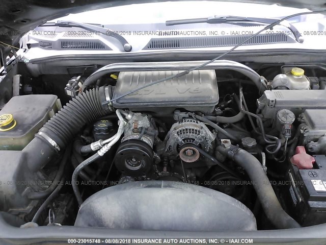 1J8HG48K86C131740 - 2006 JEEP COMMANDER BLACK photo 10