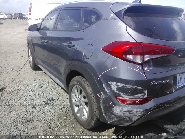 KM8J3CA49JU599372 - 2018 HYUNDAI TUCSON SEL/SEL PLUS GRAY photo 3