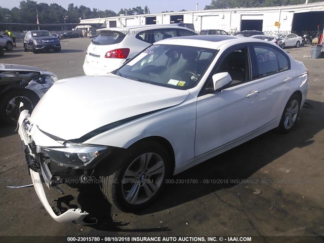 WBA8E3C56GK503265 - 2016 BMW 328 XI SULEV WHITE photo 2