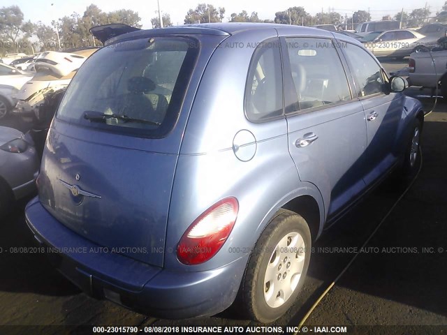 3A4FY48B36T338546 - 2006 CHRYSLER PT CRUISER BLUE photo 4