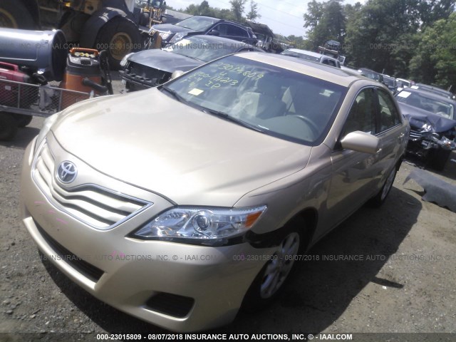 4T1BF3EK0BU217543 - 2011 TOYOTA CAMRY SE/LE/XLE GOLD photo 2