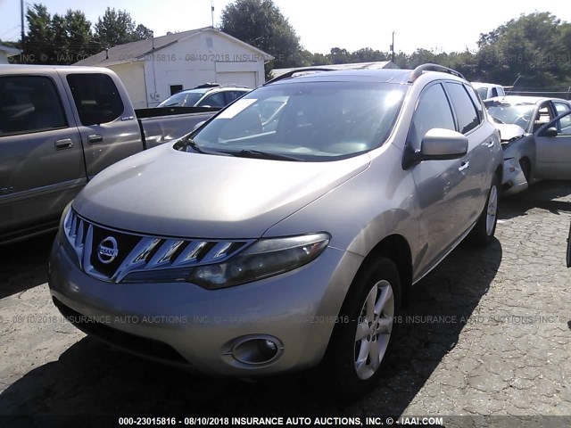 JN8AZ18W39W154077 - 2009 NISSAN MURANO S/SL/LE BEIGE photo 6