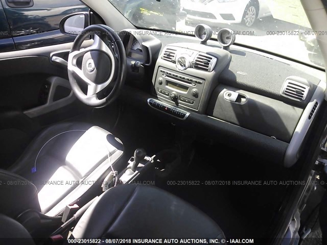 WMEEJ31X98K168673 - 2008 SMART FORTWO PURE/PASSION BLACK photo 5