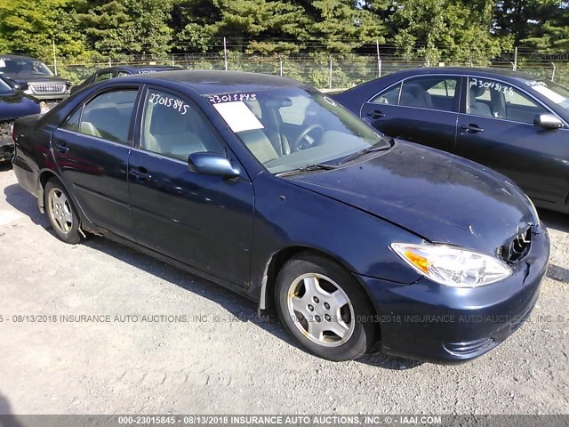 4T1BF30K12U528101 - 2002 TOYOTA CAMRY LE/XLE/SE Mavi foto 1