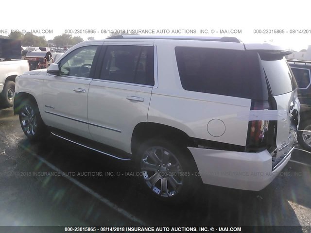 1GKS2CKJ5FR672302 - 2015 GMC YUKON DENALI WHITE photo 3