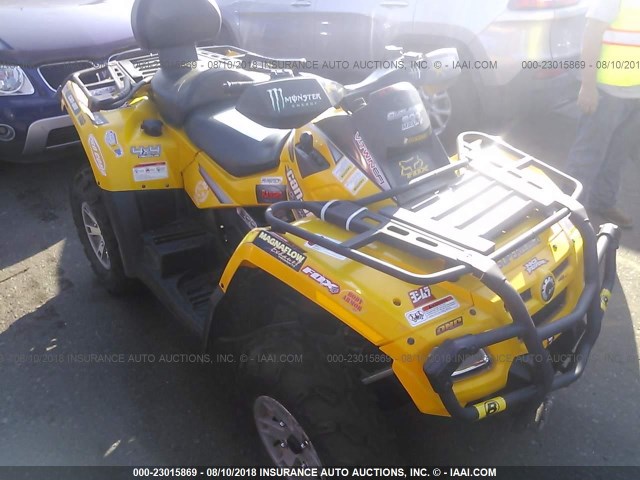 3JBEPCH118J000389 - 2008 CAN-AM OUTLANDER MAX 800 YELLOW photo 1